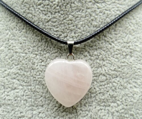 Natural stone Turquoises aventurine Quartz Crystal tiger eye lapis heart pendants for diy Jewelry making Necklaces Accessories