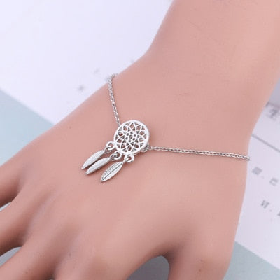 New fashion dream catcher series Jewelry necklace Exquisite alloy hollow pendant necklace Popular chain collares Gifts women2019