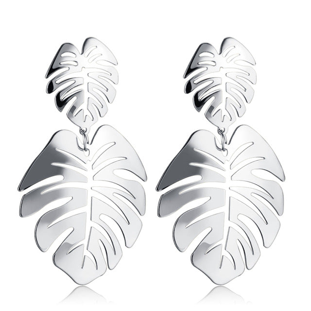 X&P New Korean Heart Statement Drop Earrings 2020 for Women Fashion Vintage Geometric Acrylic Dangle Hanging Earring Jewelry