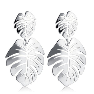 X&P New Korean Heart Statement Drop Earrings 2020 for Women Fashion Vintage Geometric Acrylic Dangle Hanging Earring Jewelry