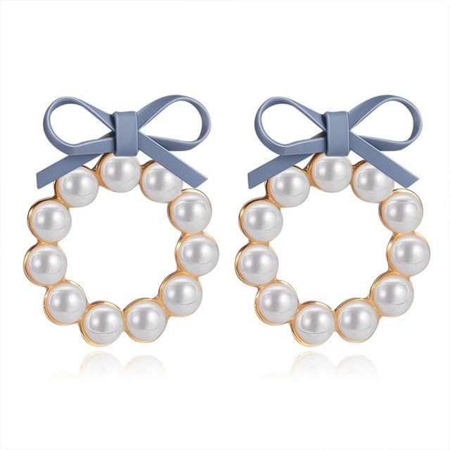 X&P New Korean Heart Statement Drop Earrings 2020 for Women Fashion Vintage Geometric Acrylic Dangle Hanging Earring Jewelry