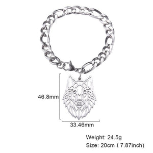 My Shape Wolf Animal Necklace 316L Stainless Steel Forest Animals Men Necklace Hollow Cut Out Pendant Jewelry Gift For Women